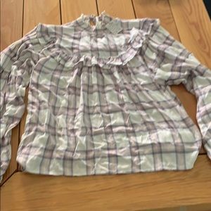 Free people high neck blouse